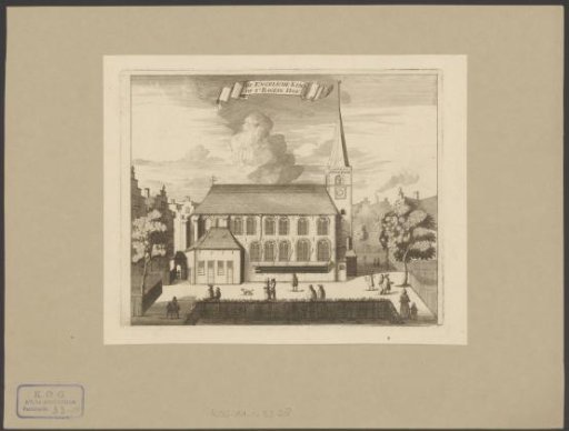 View of the English Church in Amsterdam