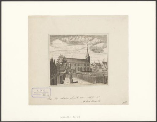 View of the English Church in Amsterdam
