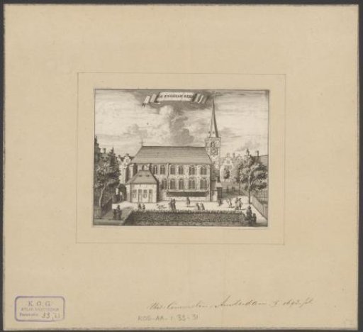 View of the English Church in Amsterdam