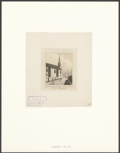 View of the English Church in Amsterdam