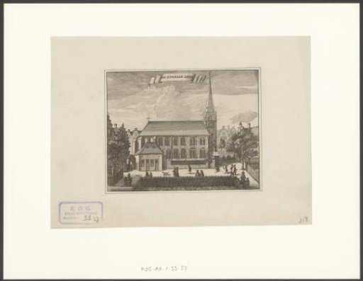 View of the English Church in Amsterdam