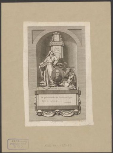 Allegorical tomb monument for Petrus Broes