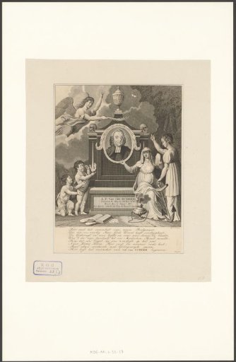 Allegorical monument to Adolf Frederik van der Scheer