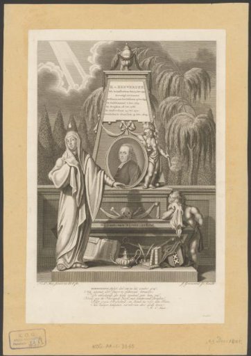 Allegorical monument to Henricus van Herwerden