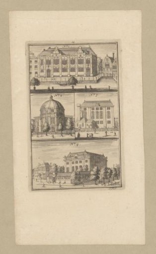 Four different churches and synagogues in Amsterdam