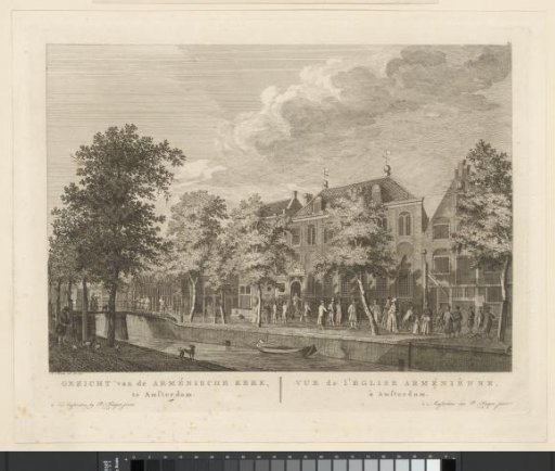 View of the Armenian Church in Amsterdam