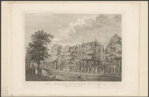 View of the Armenian Church in Amsterdam