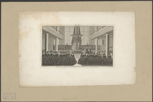 Breaking of the bread during the Holy Communion in the Mennonite Church De Zon in Amsterdam