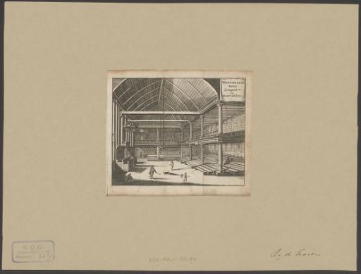 Interior of the Mennonite Church at the Tower in Amsterdam