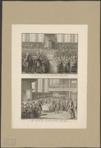 Communion in the Mennonite Church at the Lamb in Amsterdam