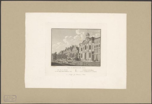 View of the Saint Catherine's Church in Amsterdam