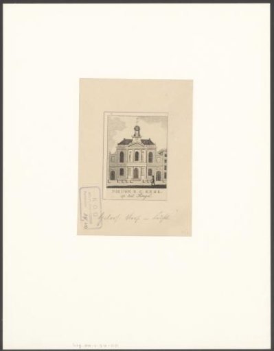 View of the Saint Catherine's Church in Amsterdam