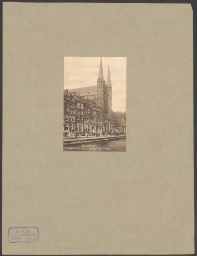 View of the Krijtberg in Amsterdam
