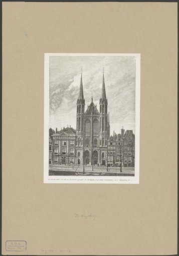 View of the Krijtberg in Amsterdam