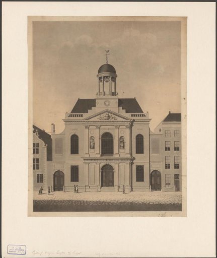 View of the St. Catherine's Church in Amsterdam