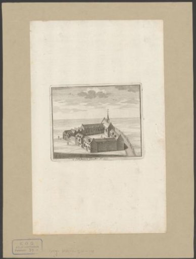 Bird's-eye view of the Cellezustersklooster in Amsterdam