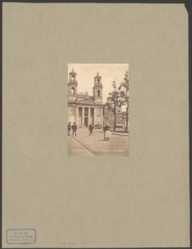 View of the Moses and Aaron's Church in Amsterdam