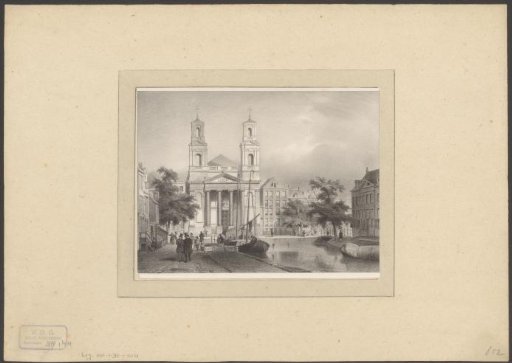 View of the Moses and Aaron Church in Amsterdam