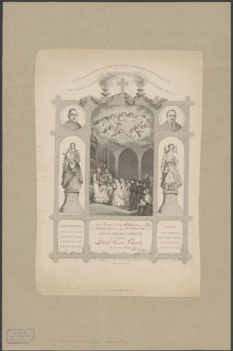 Remembrance of Dirk Anne Cuntz's First Communion in the Moses and Aaron Church in Amsterdam