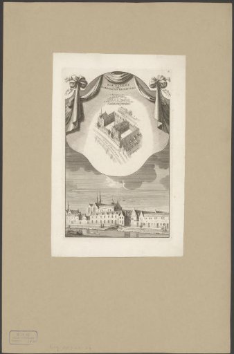 Views of the Sint-Maria Magdalenaklooster and the Sint-Barbaraklooster in Amsterdam