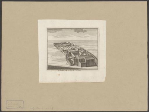 Aerial view of the Minderbroedersklooster in Amsterdam