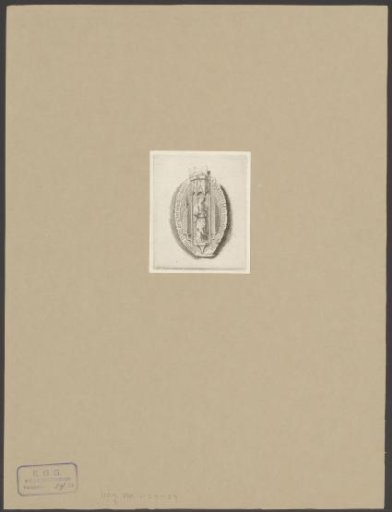 Seal with a saint