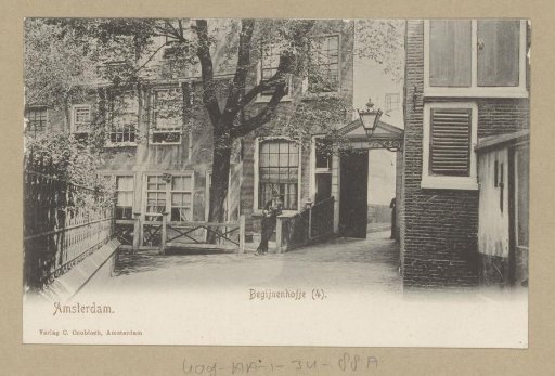 View of the Beguinage in Amsterdam
