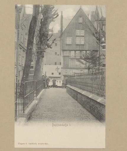 View of the Beguinage in Amsterdam