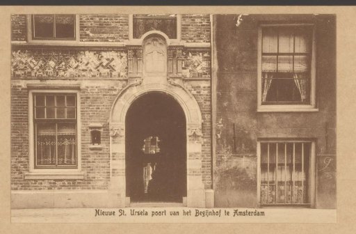 View of the St. Ursula Gate of the Beguinage in Amsterdam