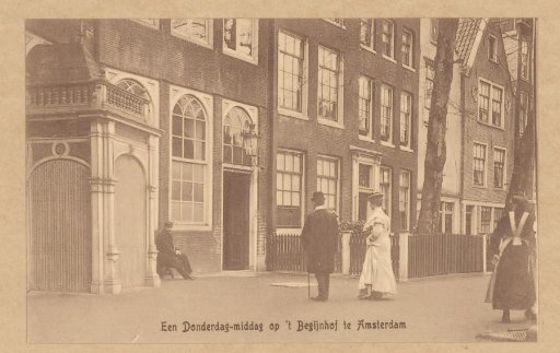 View of the Beguinage in Amsterdam