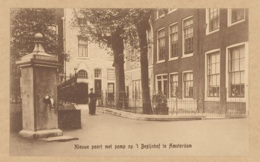 View of the Beguinage in Amsterdam