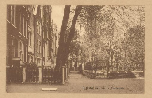 View of the Beguinage in Amsterdam