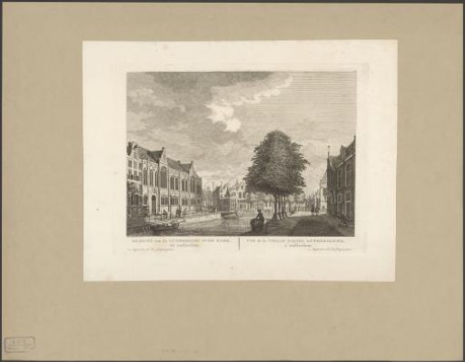 View of the Old Lutheran Church in Amsterdam