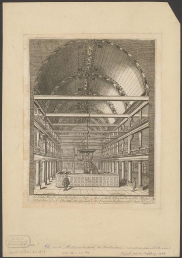 Interior of the Old Lutheran Church in Amsterdam