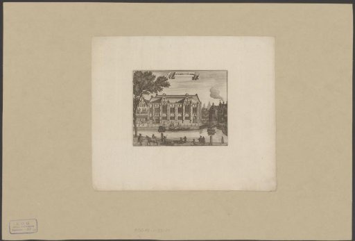 View of the Old Lutheran Church in Amsterdam