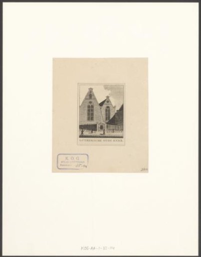 Old Lutheran Church in Amsterdam