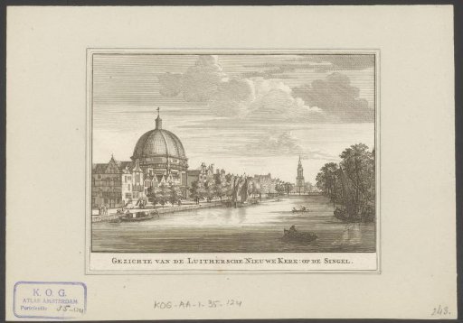 View of the New Lutheran Church on the Singel