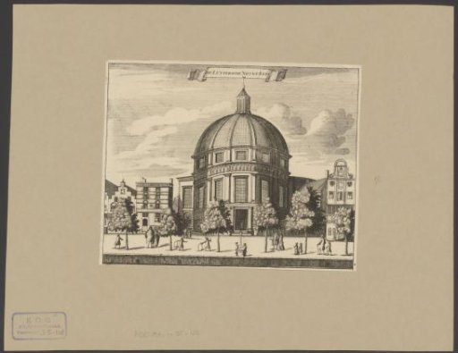 View of the Dome Church or New Lutheran Church in Amsterdam
