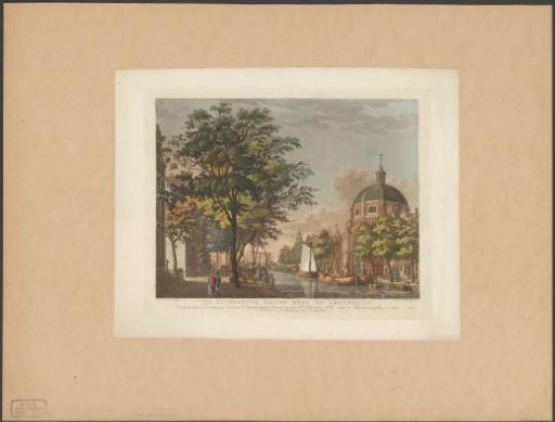 View of the dome church or New Lutheran Church in Amsterdam