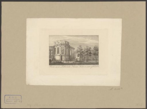 Ruin of the New Lutheran Church in Amsterdam, after the fire of 1822