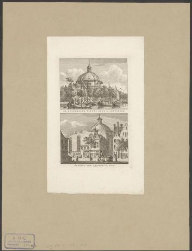 Views of the New Lutheran Church in Amsterdam