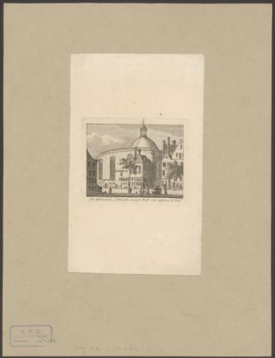 Views of the New Lutheran Church in Amsterdam