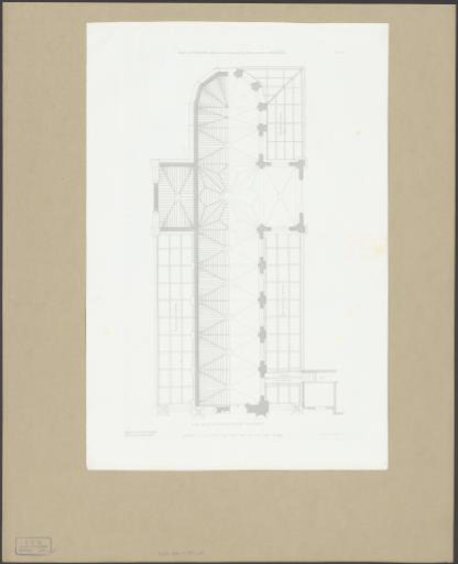 Plan of the Onze-Lieve-Vrouwekerk in Amsterdam