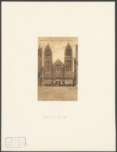 View of the Obrecht Church in Amsterdam