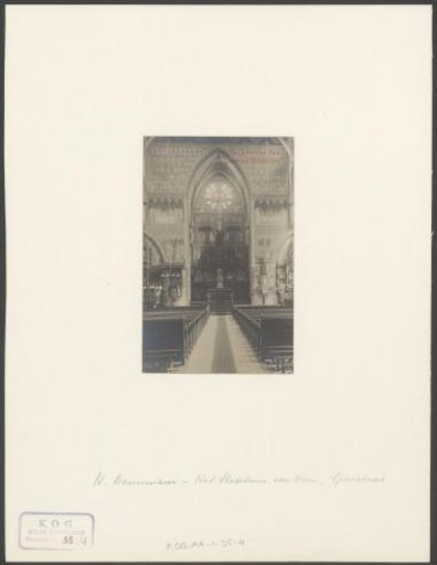 View of the choir of the Dominican Church in Amsterdam
