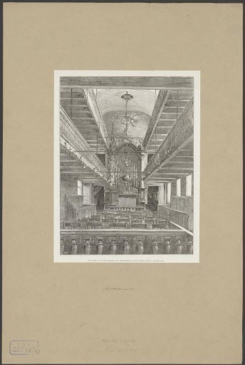 View of the interior of Our Lord in the Attic in Amsterdam