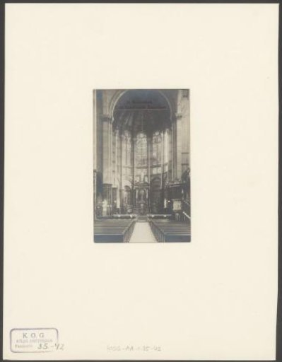 Interior of the Basilica of St. Nicholas in Amsterdam