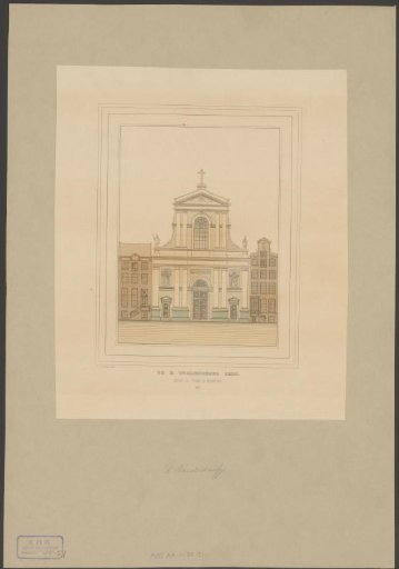 Design for the New Facade of the Saint Willibrordus Church within the Veste (The Dove)