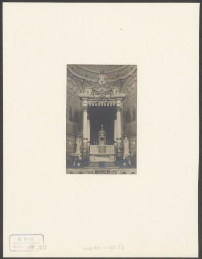 View of the Altar of the Saint Willibrordus Church within the Veste (The Dove) in Amsterdam