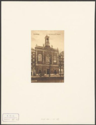 View of the St. Ignatius Church (The Sower) in Amsterdam